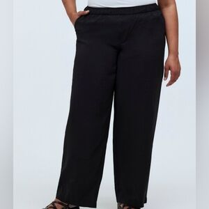 Madewell Black Wide Leg Pants